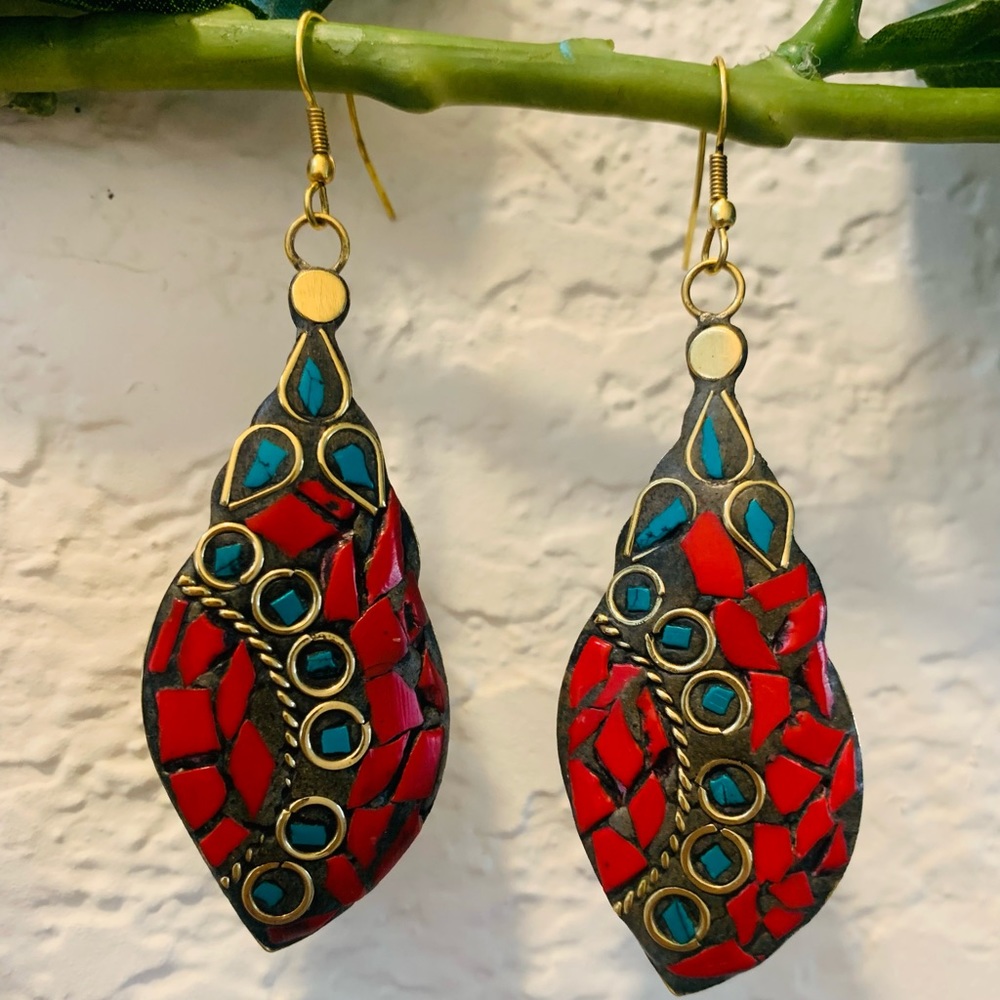 Handmade Tibetan Earring